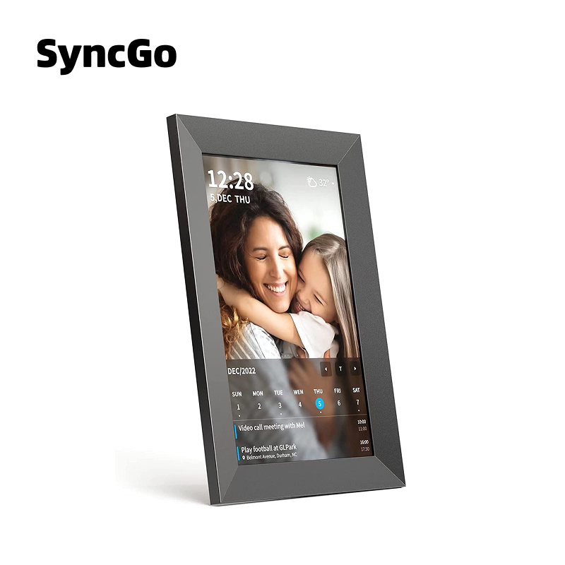 Digital Photo Frame Wifi - WiFi Sync Touchscreen Digital Calendar with