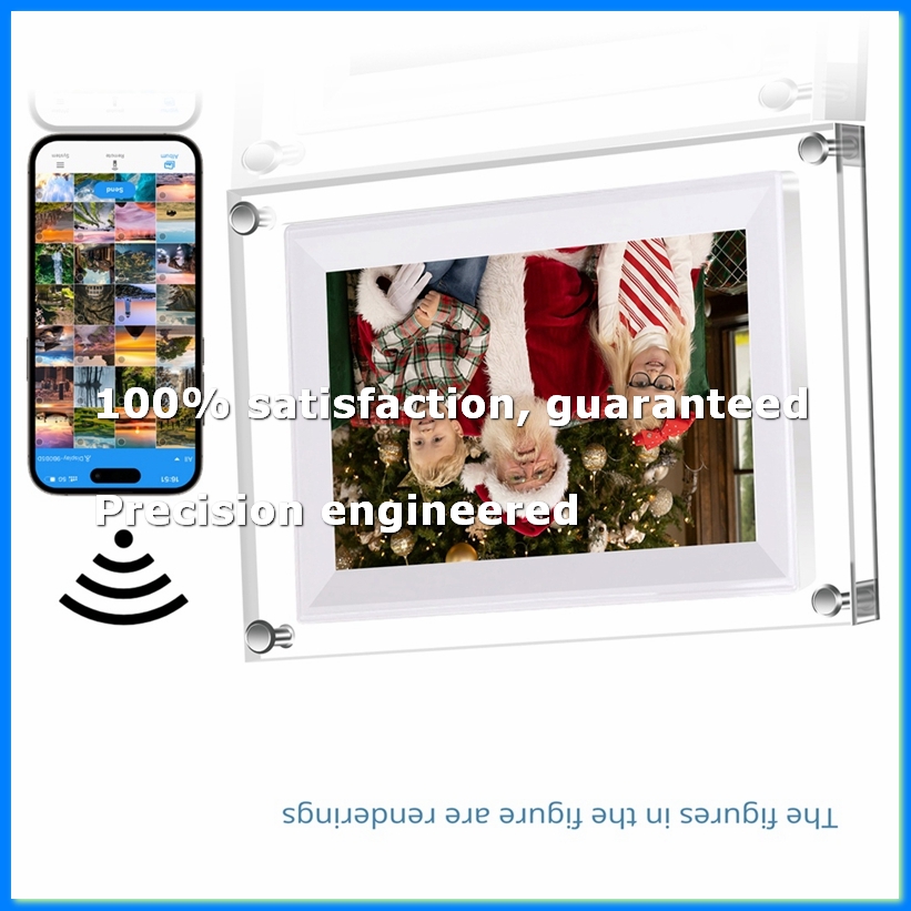 Digital Photo Frame Wifi - New 7-Inch Transparent Acrylic Digital Photo