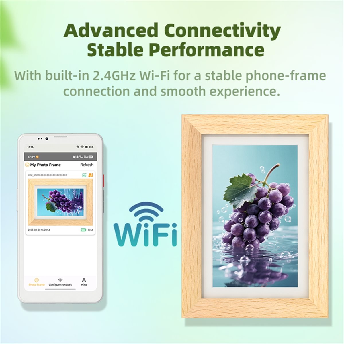 A73T 7.3'' Color E-Ink Display - Digital Photo Frame Wifi review and price