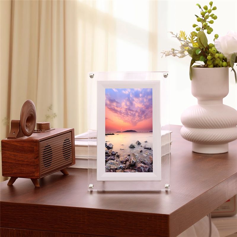 A75Q-New 7-Inch Transparent Ac - Digital Photo Frame Wifi review and price