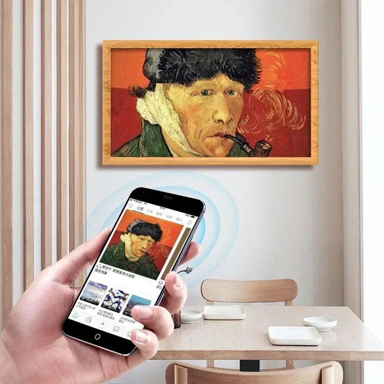 Wall Mounted 21.5inch Wood Fra - Digital Photo Frame Wifi review and price
